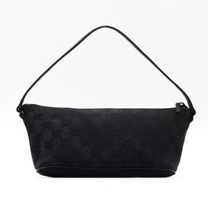 Gucci Vintage GG Boat Pochette (AUTHENTICATED)